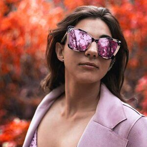 Trendy polarized women's sunglasses